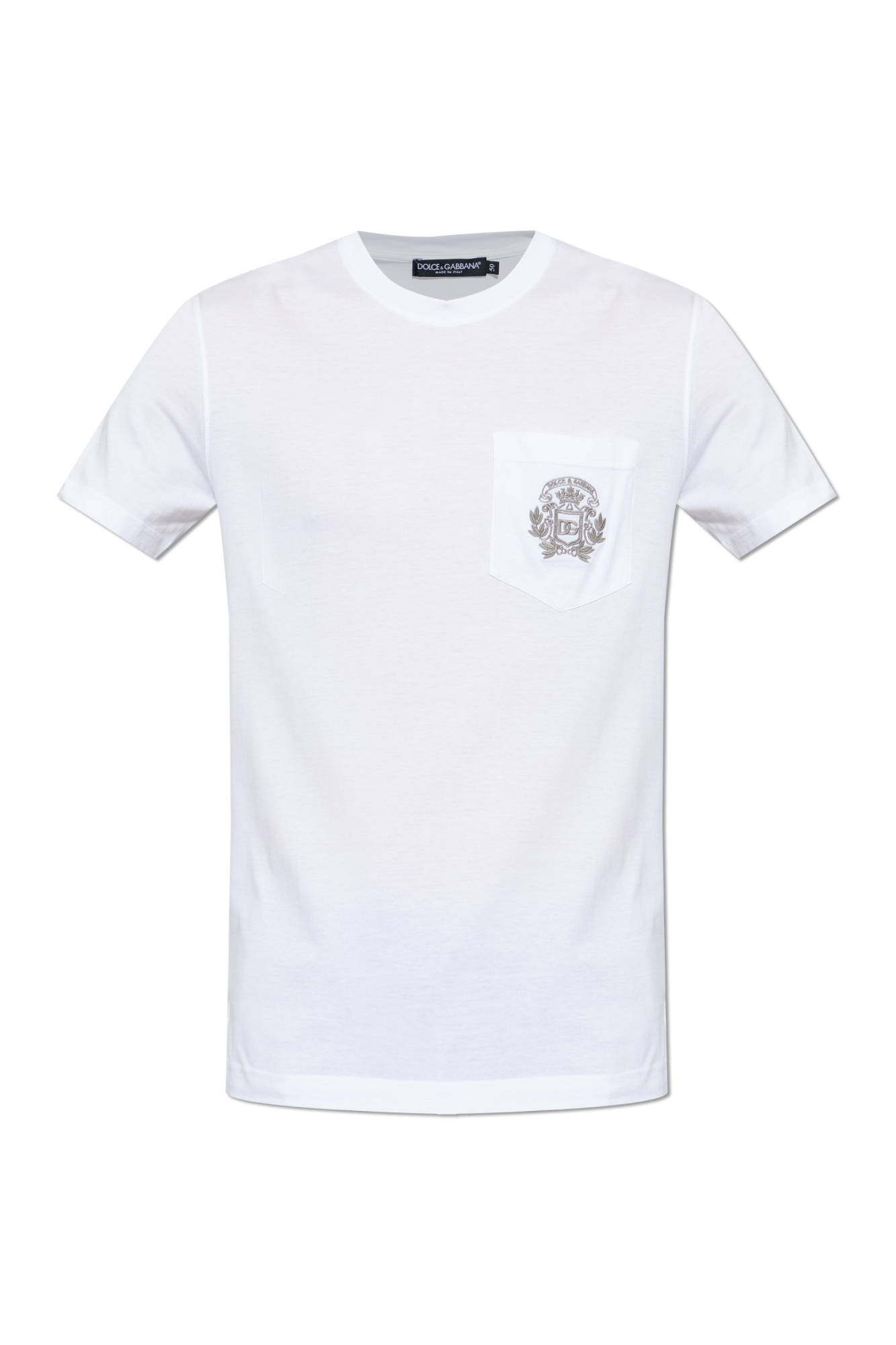 Dolce & Gabbana T-shirt with embroidered logo | Men's | Vitkac